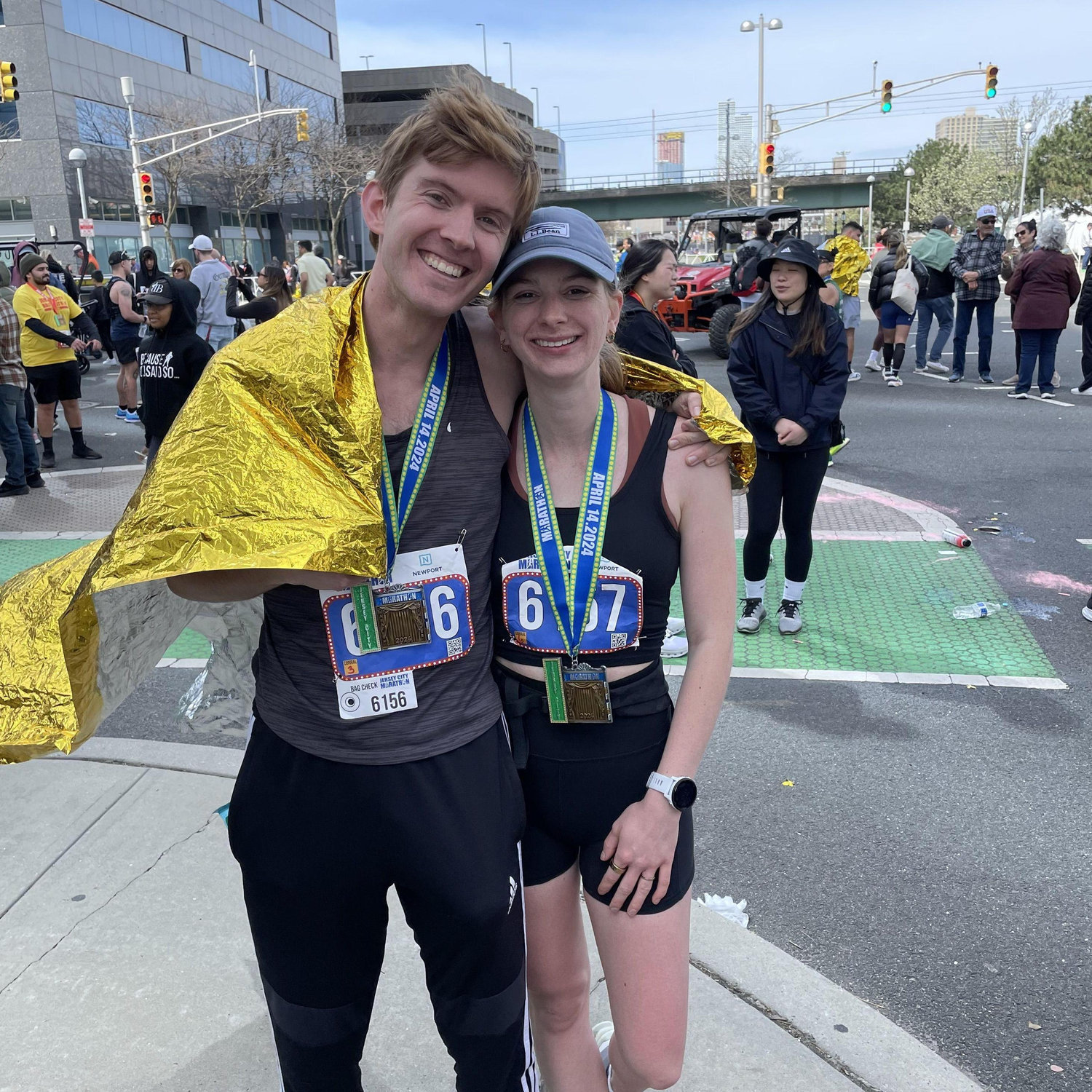 Taylor's first marathon (and Jake's 4th)