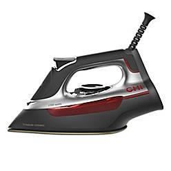 CHI® Manual Steam Iron in Black/Red