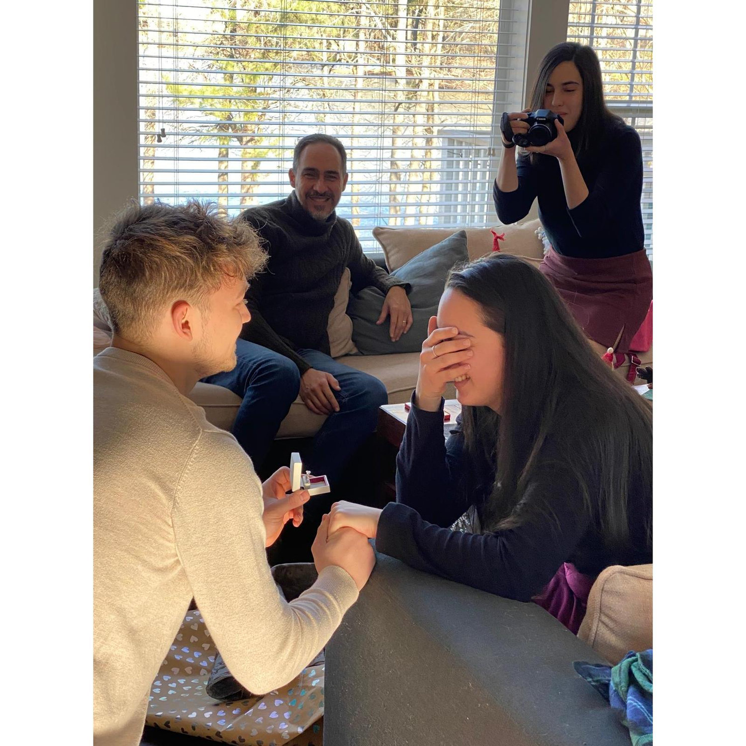 She said yes!