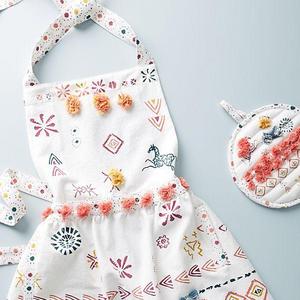 Embellished Farra Apron