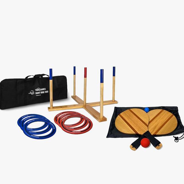 Beach Game Bundle, Ring Toss & Frescobol