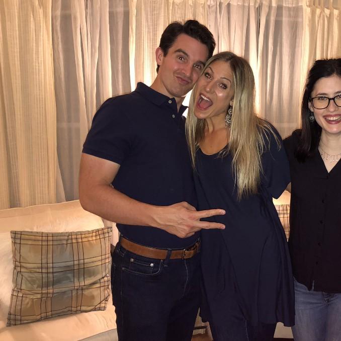 In our element at our AMAZING Engagement party hosted by close friends (we are pretty excited!!!)