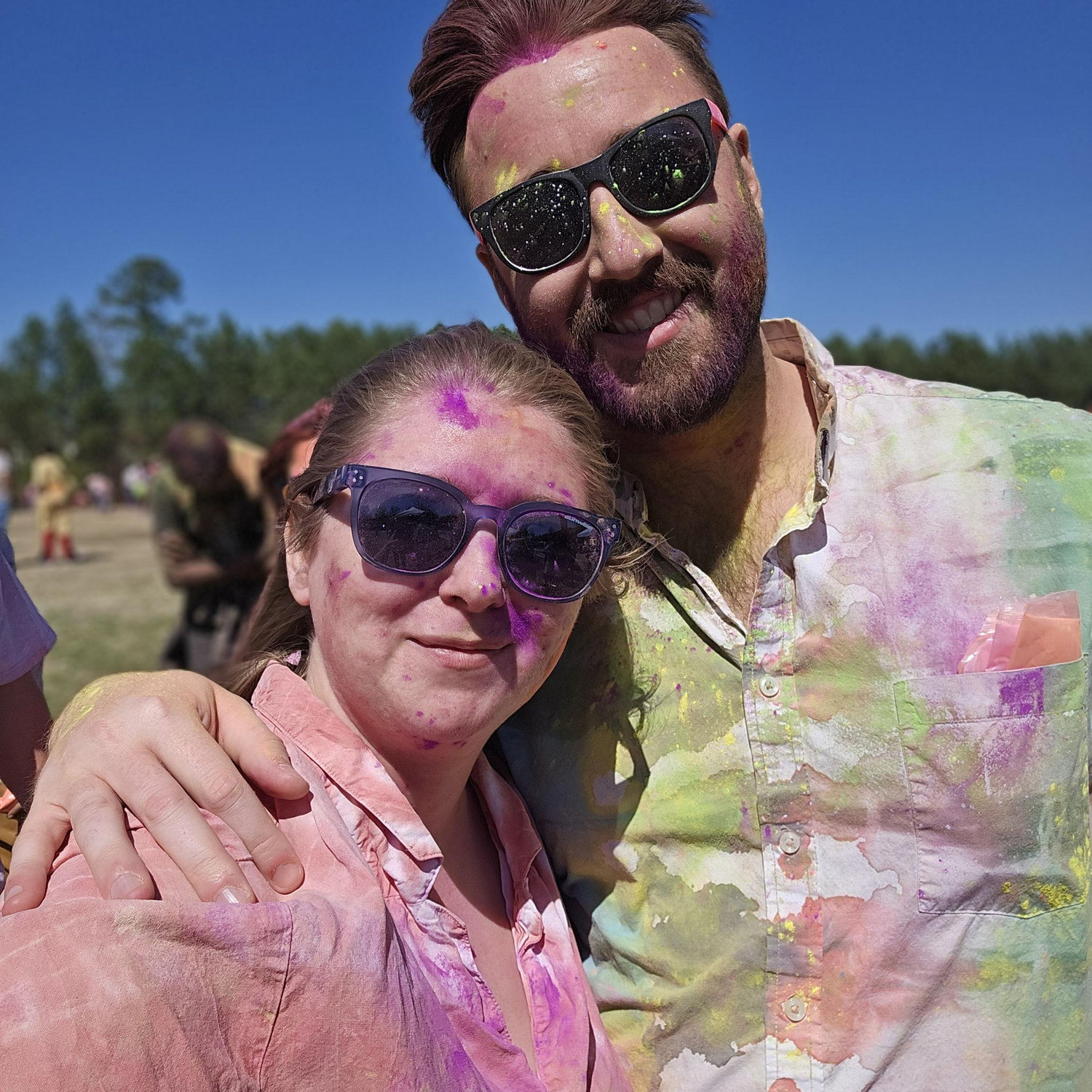 Our first Holi festival!