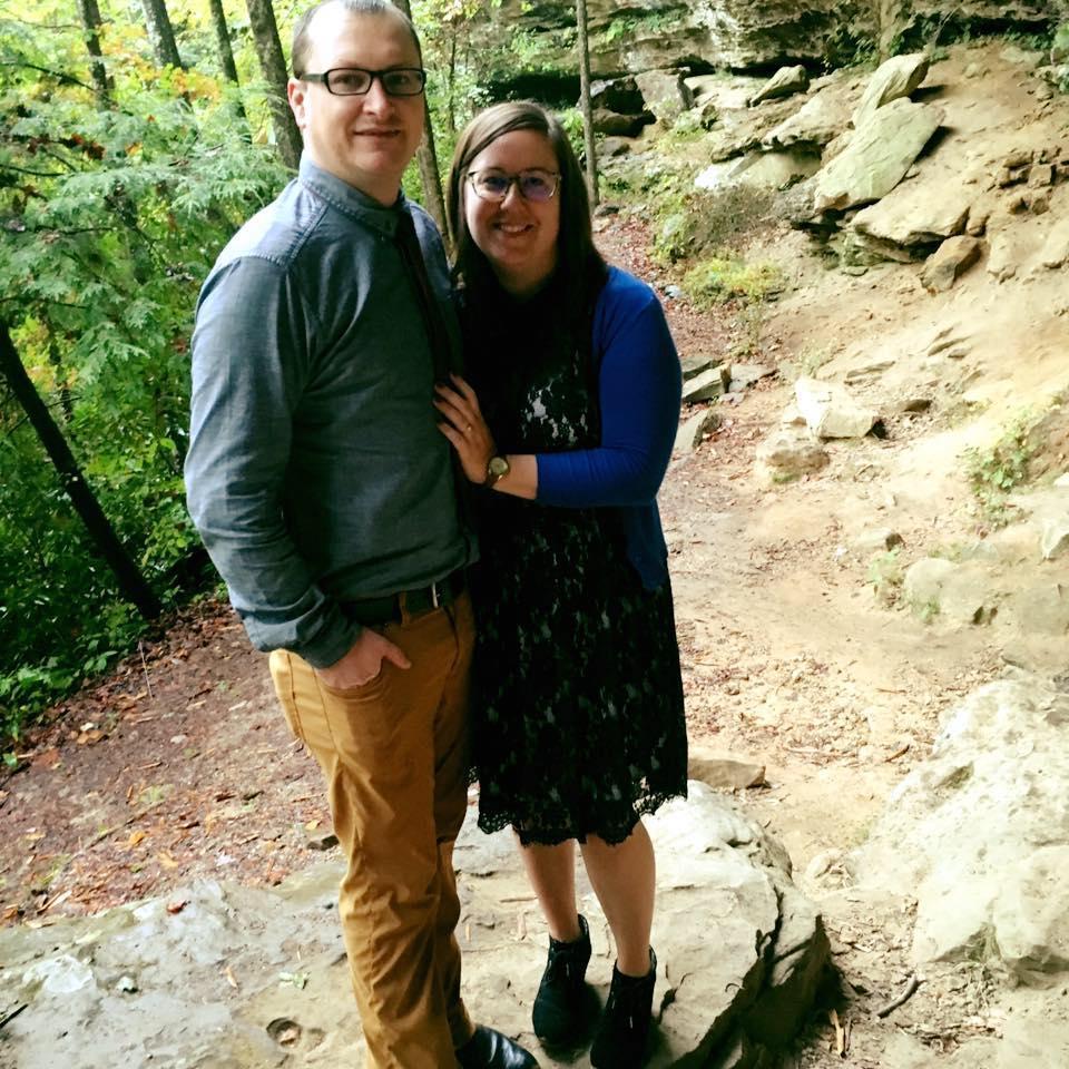 Attending our good friend Jeri and Mike's wedding in Red River Gorge, KY.