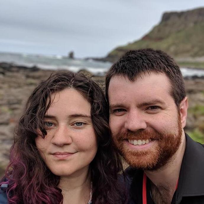 in Ireland at the Giant's Causeway!