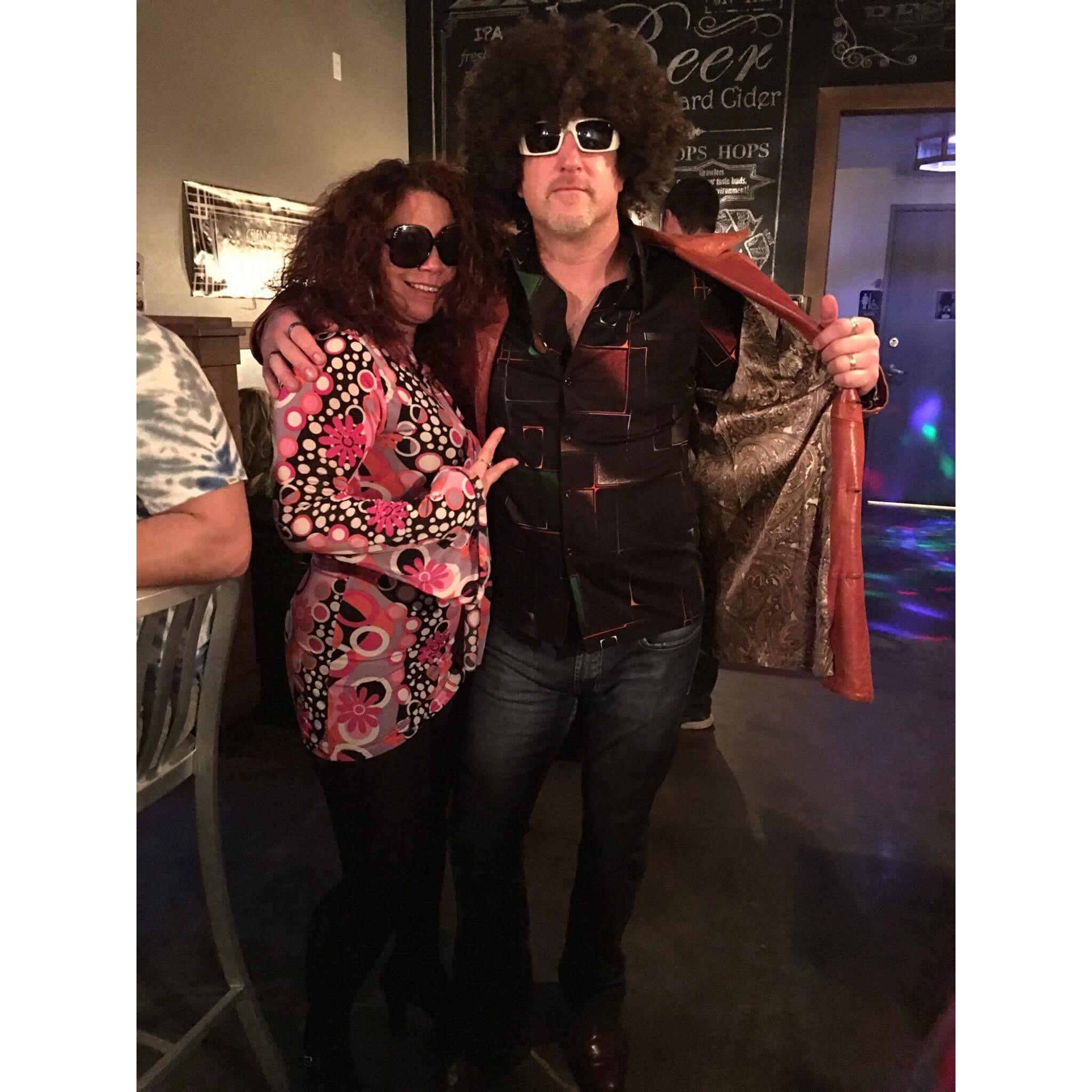 2015 Valley Growlers Halloween party, 70's theme.