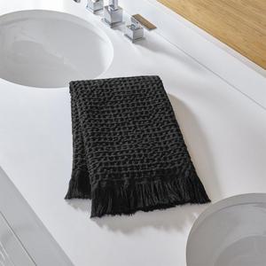 Sola Black Guest Towel