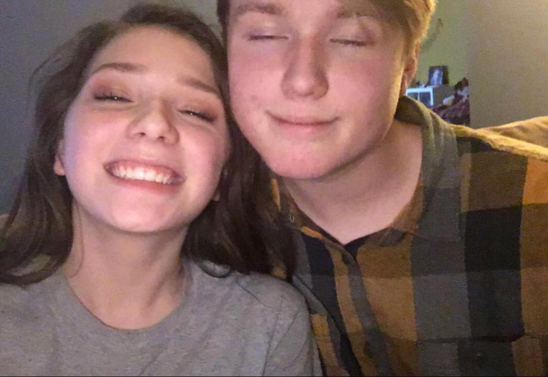 This was the first picture we ever took together. He still makes me smile this big.