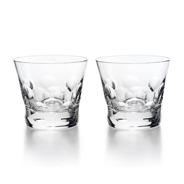 Baccarat Beluga Double Old Fashion Tumblers, Set of 2