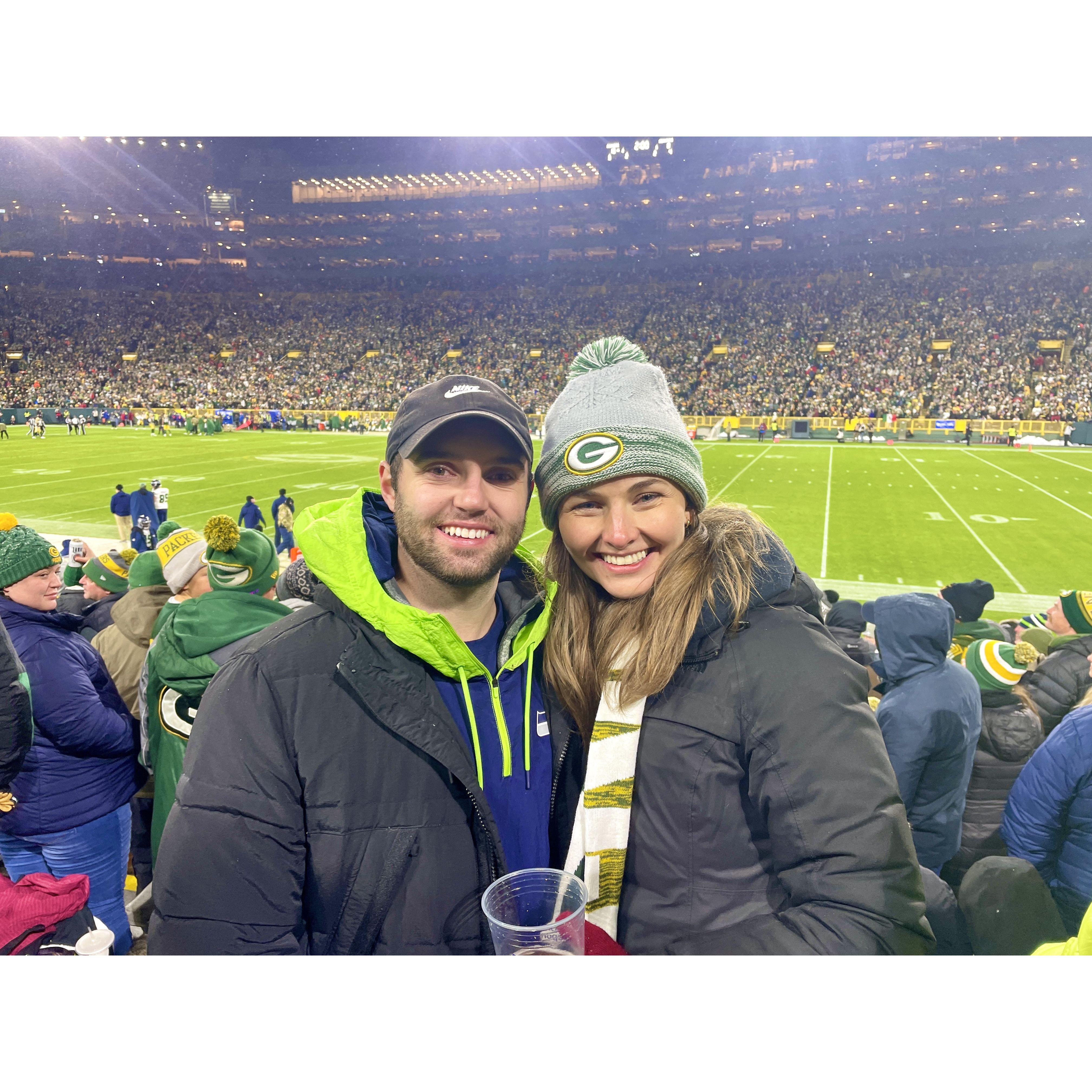 November 2021 - another trip to Lambeau Field!