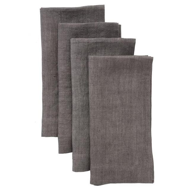 Mason Oversized Napkin, Set of 4 - Flint