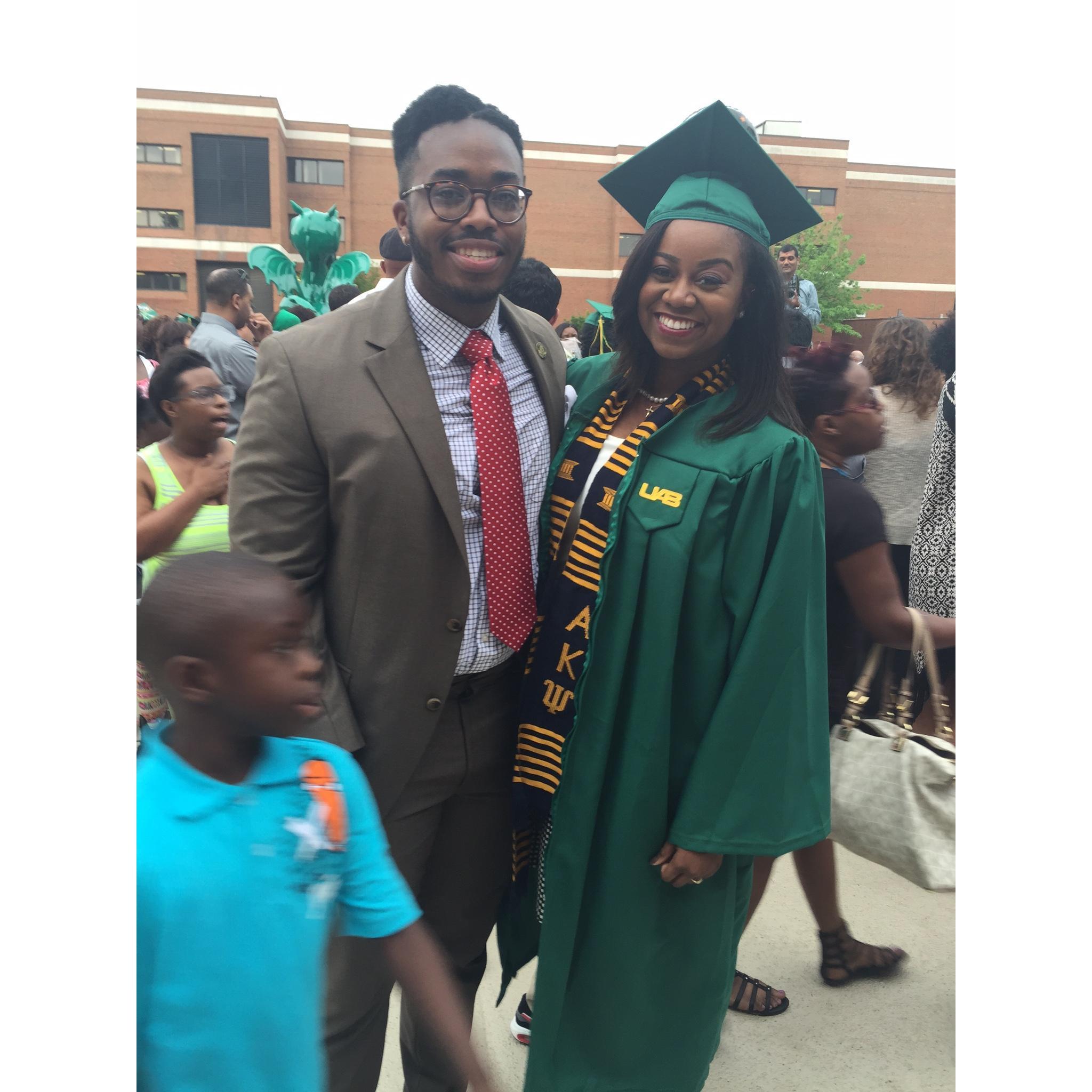 Sarolyn's graduation Spring 2015