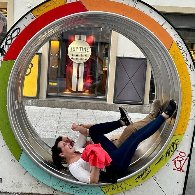 Having Fun in Stuttgart, Germany