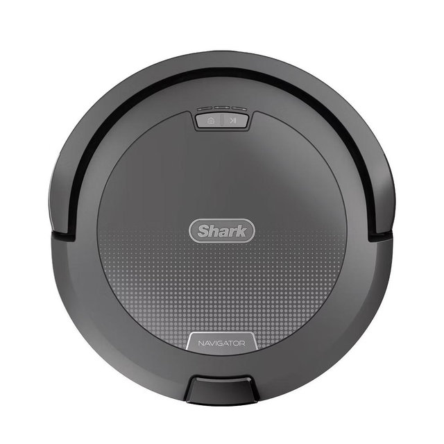 Shark Navigator Cordless Robot Vacuum with SmartPath Navigation and Self-Cleaning Brushroll RV2110 Gray