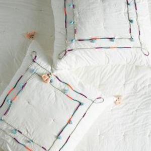 Embellished Drift Euro Sham