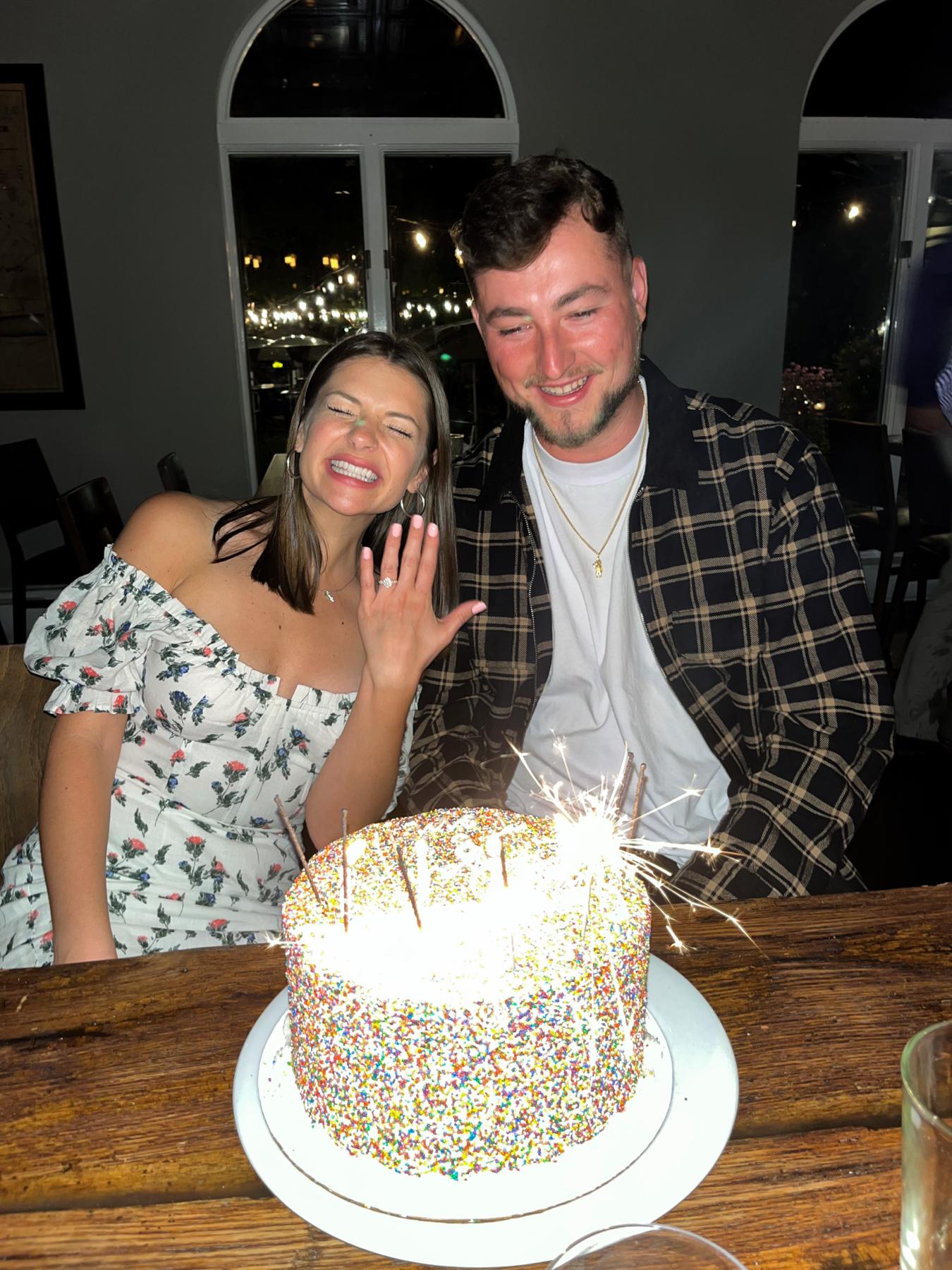 Celebrating the most special moment, our engagement!
