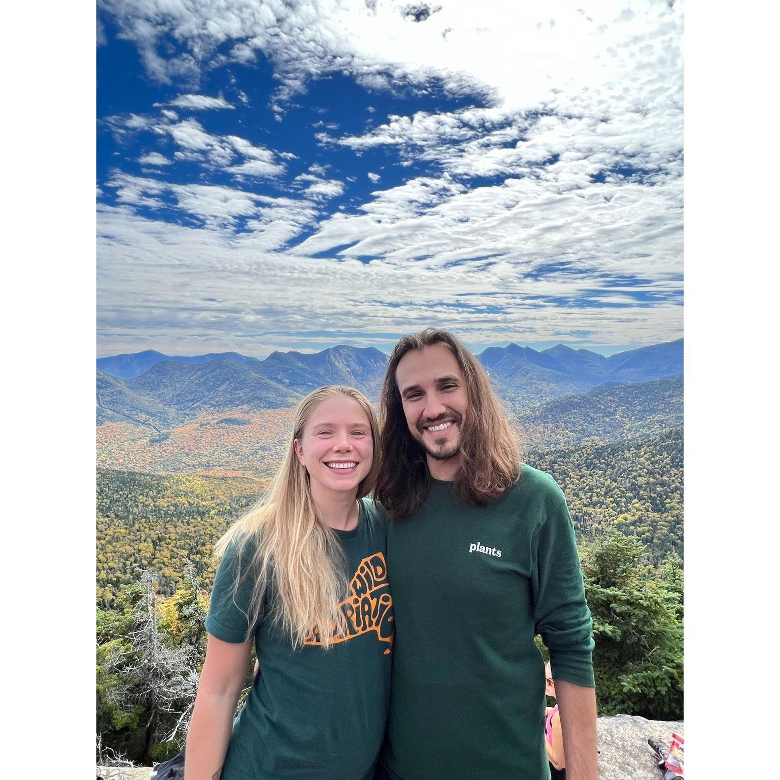 Later in the year we climbed one of the Adirondack 46ers (Big Slide)