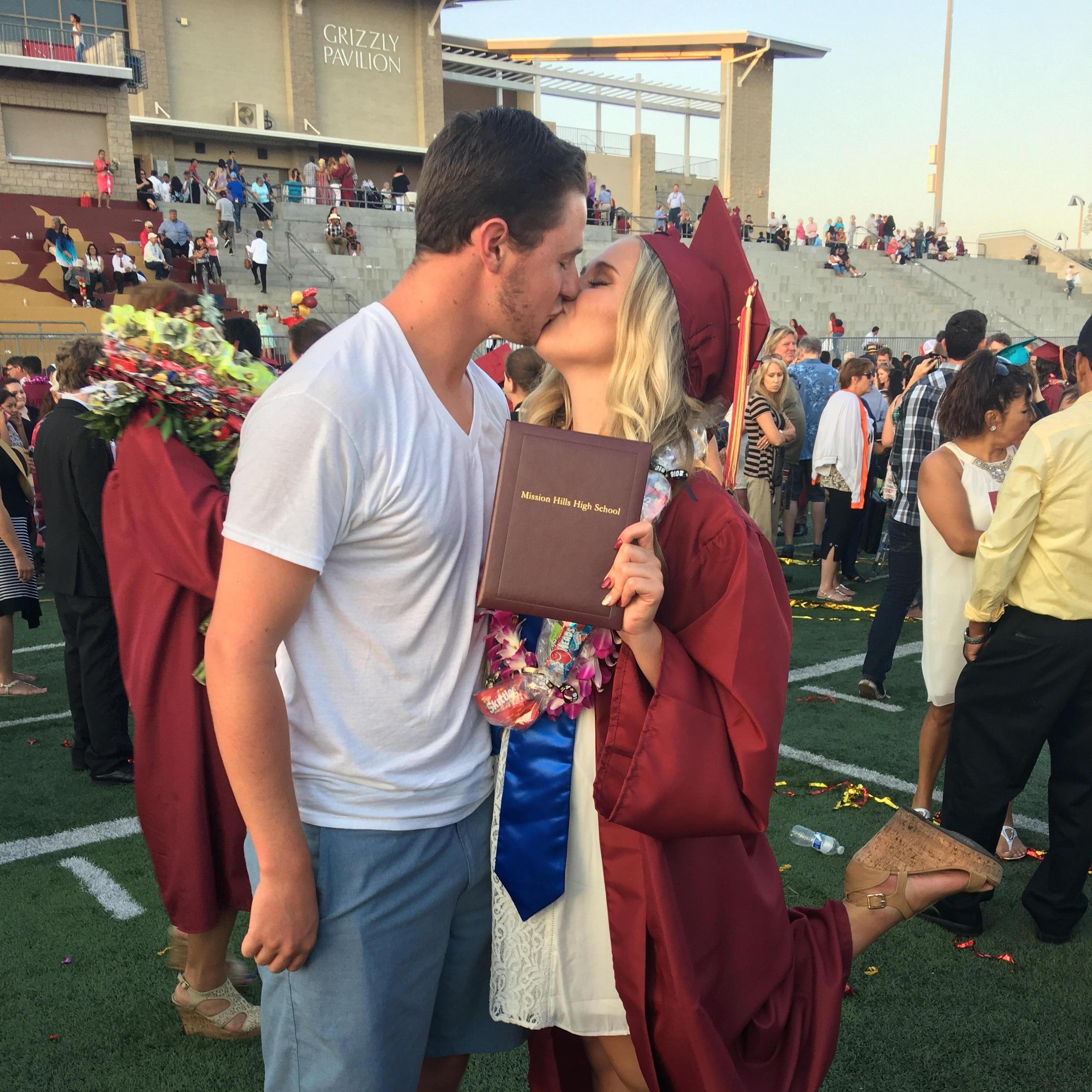 Bailie's graduation in 2016.
