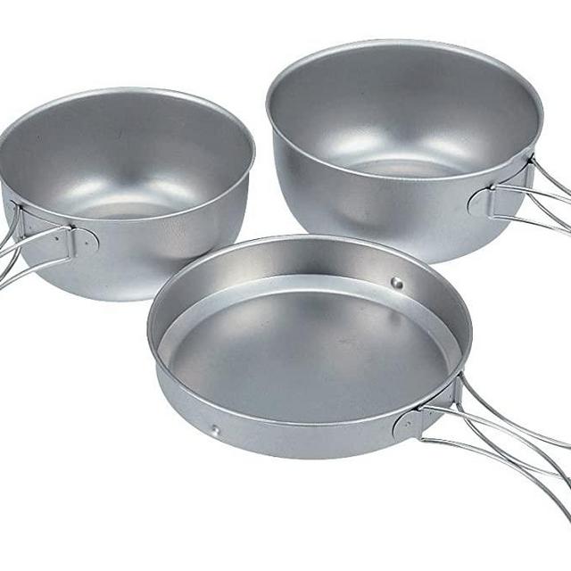 Snow Peak Titanium Cookware - 3pcs