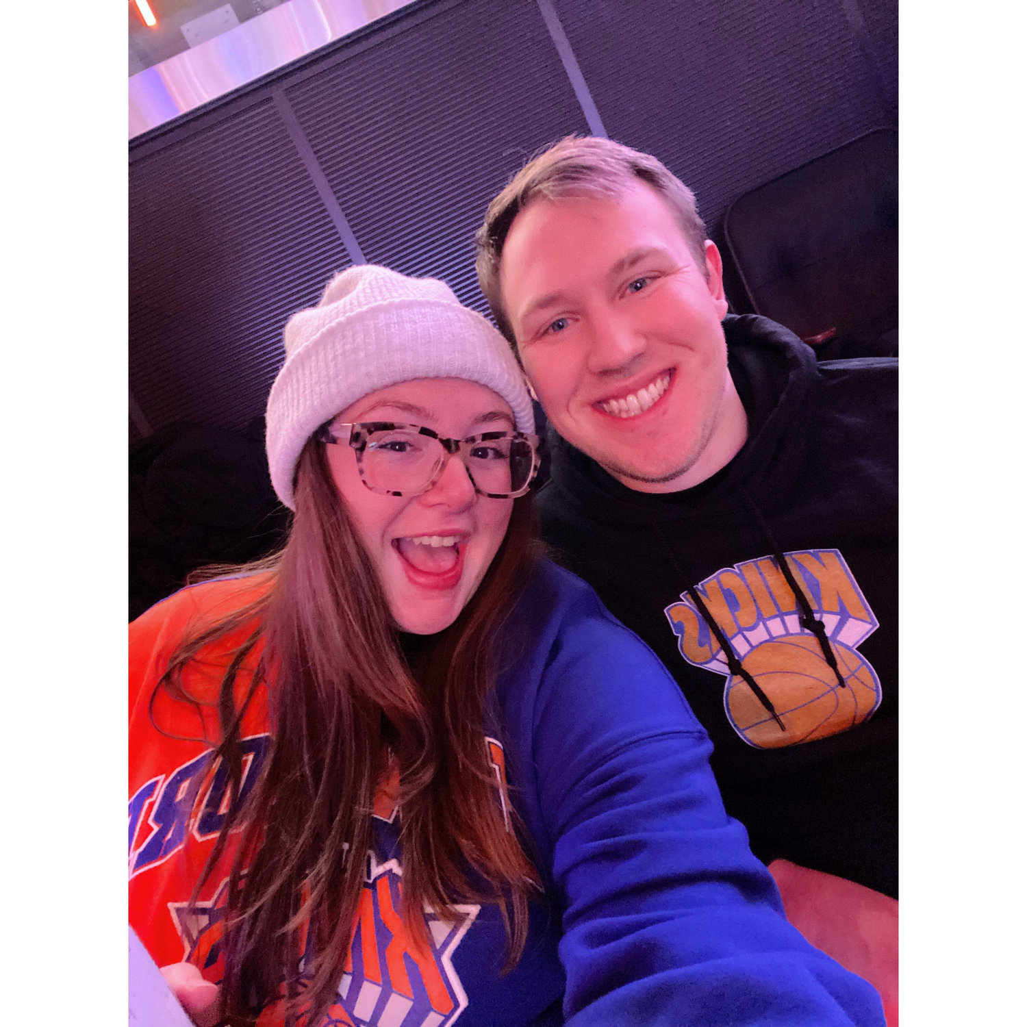 January 2024 - First Knicks game at The Garden!