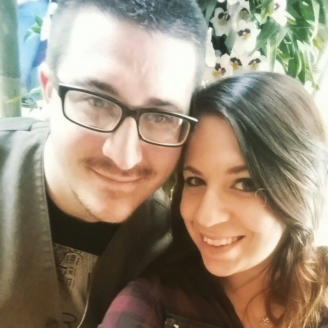 Our 1st anniversary together at the Botanical Gardens in Chicago  2014