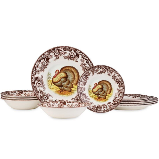Woodland Turkey 12 Piece Set