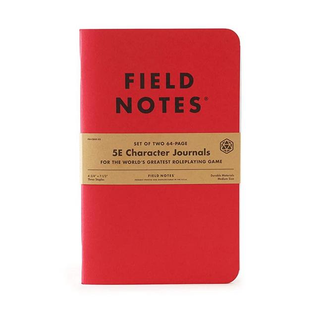 Field Notes: 5E Character Journal - 2 Pack - Character Notebook for Dungeons and Dragons Fifth Edition - 4.75 x 7.5 Inch