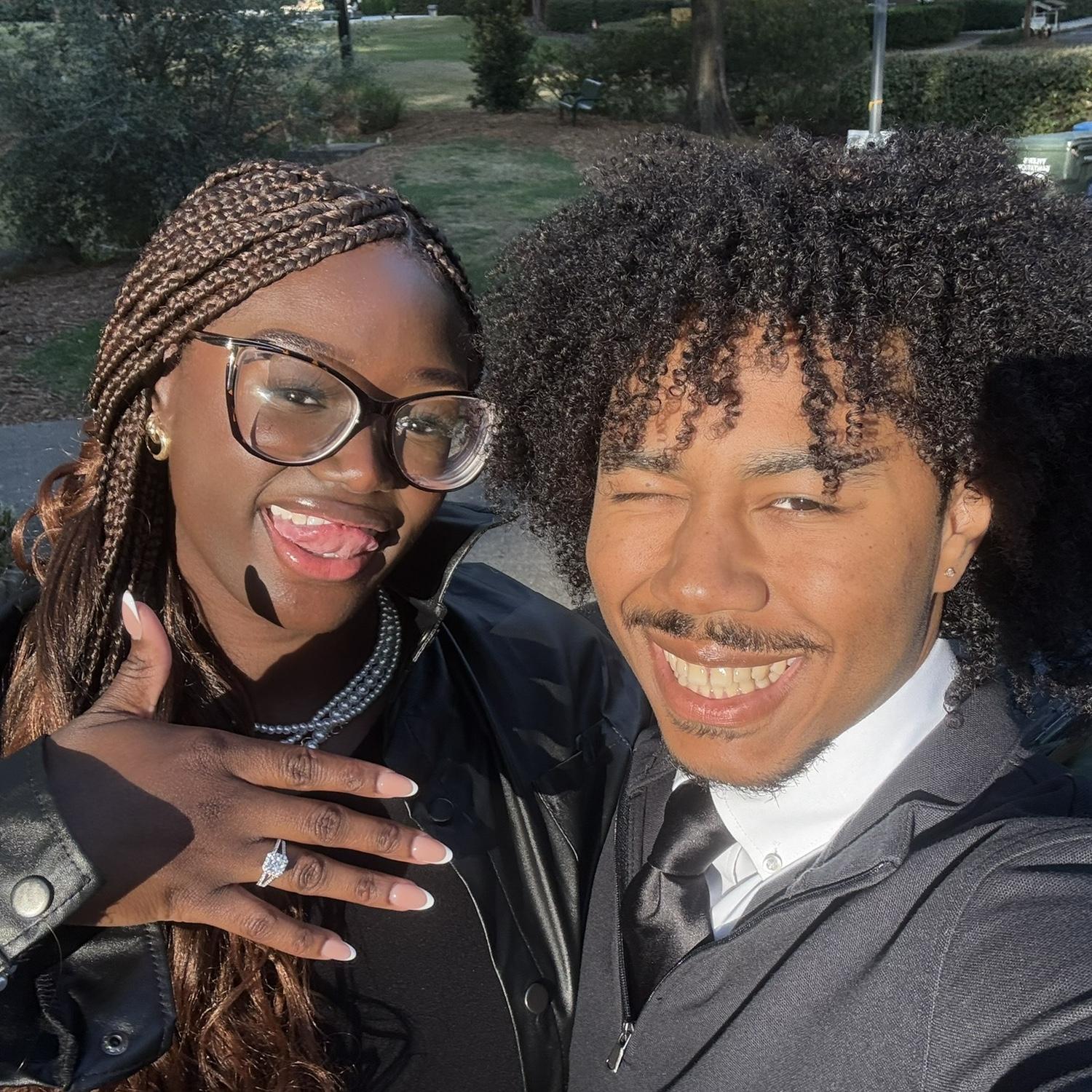 Engagement shoot selfies!