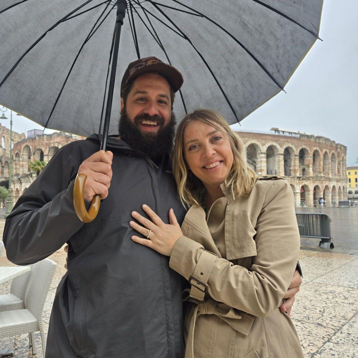 Very in love in Verona.