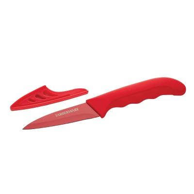 Farberware 3.5" Comfort Grip Paring Knife Red