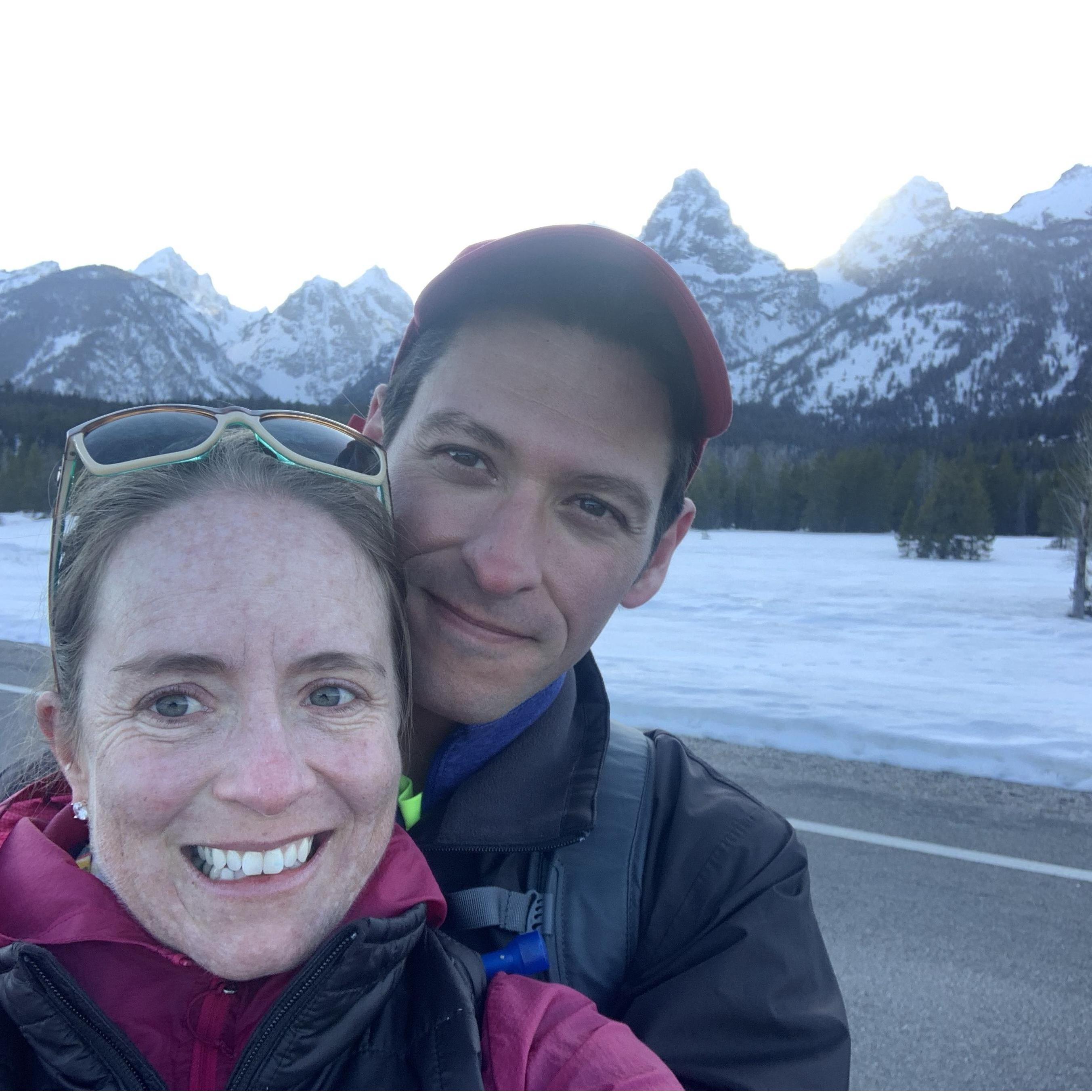 Tetons/Jackson... running... again. Bonus points if you can guess who's idea that was.