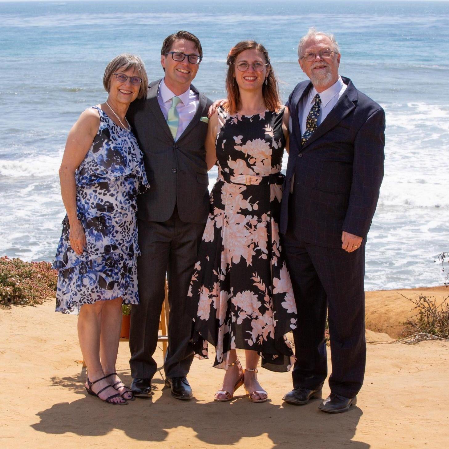 Us and Andy's parents, Barbara and Gary.
