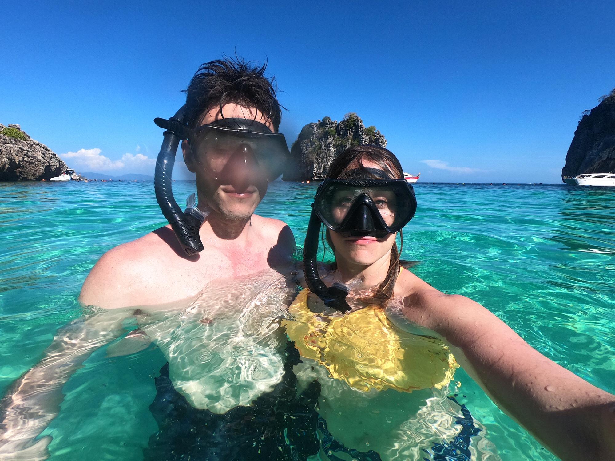 Snorkeling in Koh Lanta, Thaniland