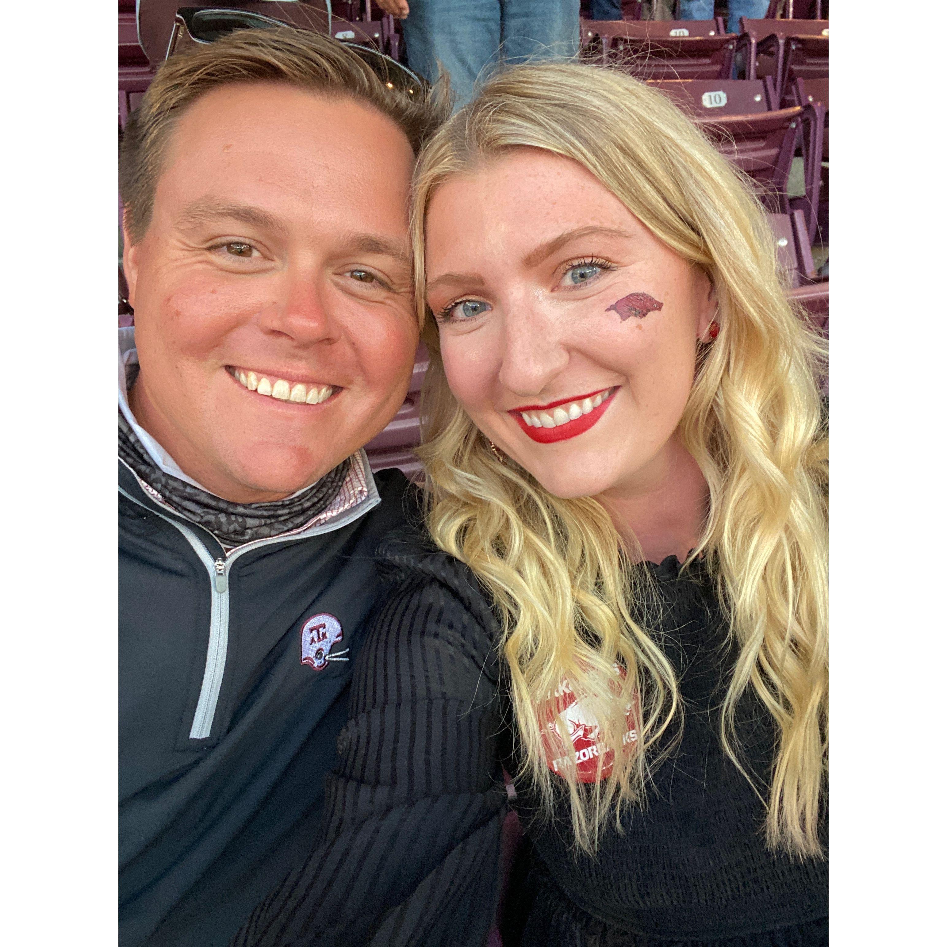 Our first photo together.