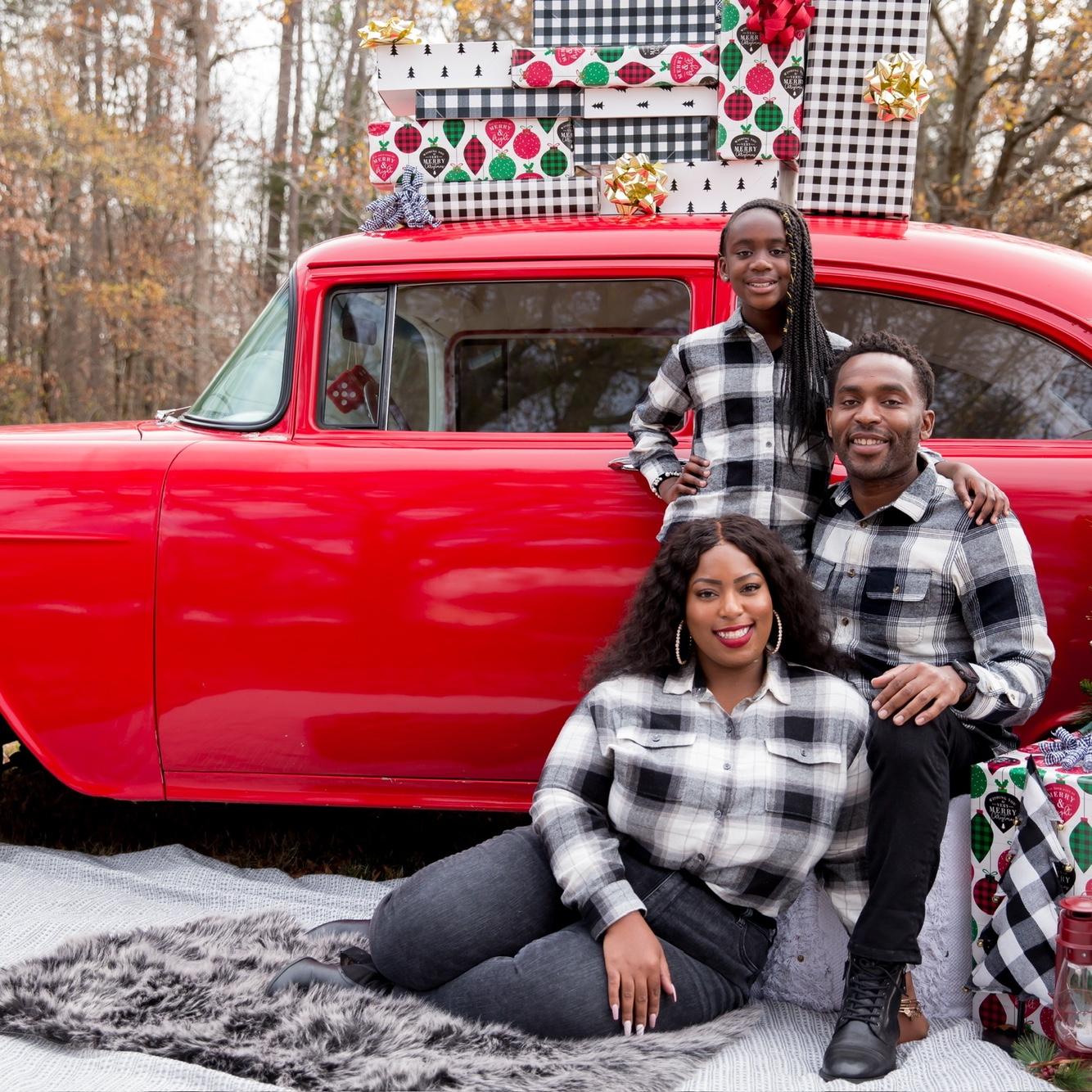 Christmas Photoshoot, Charlotte North Carolina, Circa 2021
