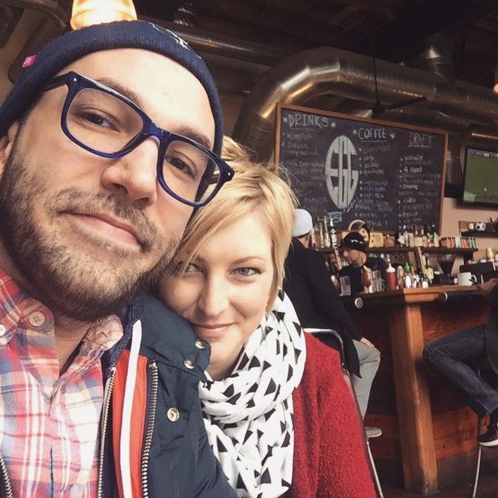 Our 2nd picture together. At our now favorite brunch spot, Egg on Gravois. March 2017