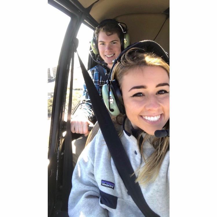 Flying a helicopter
