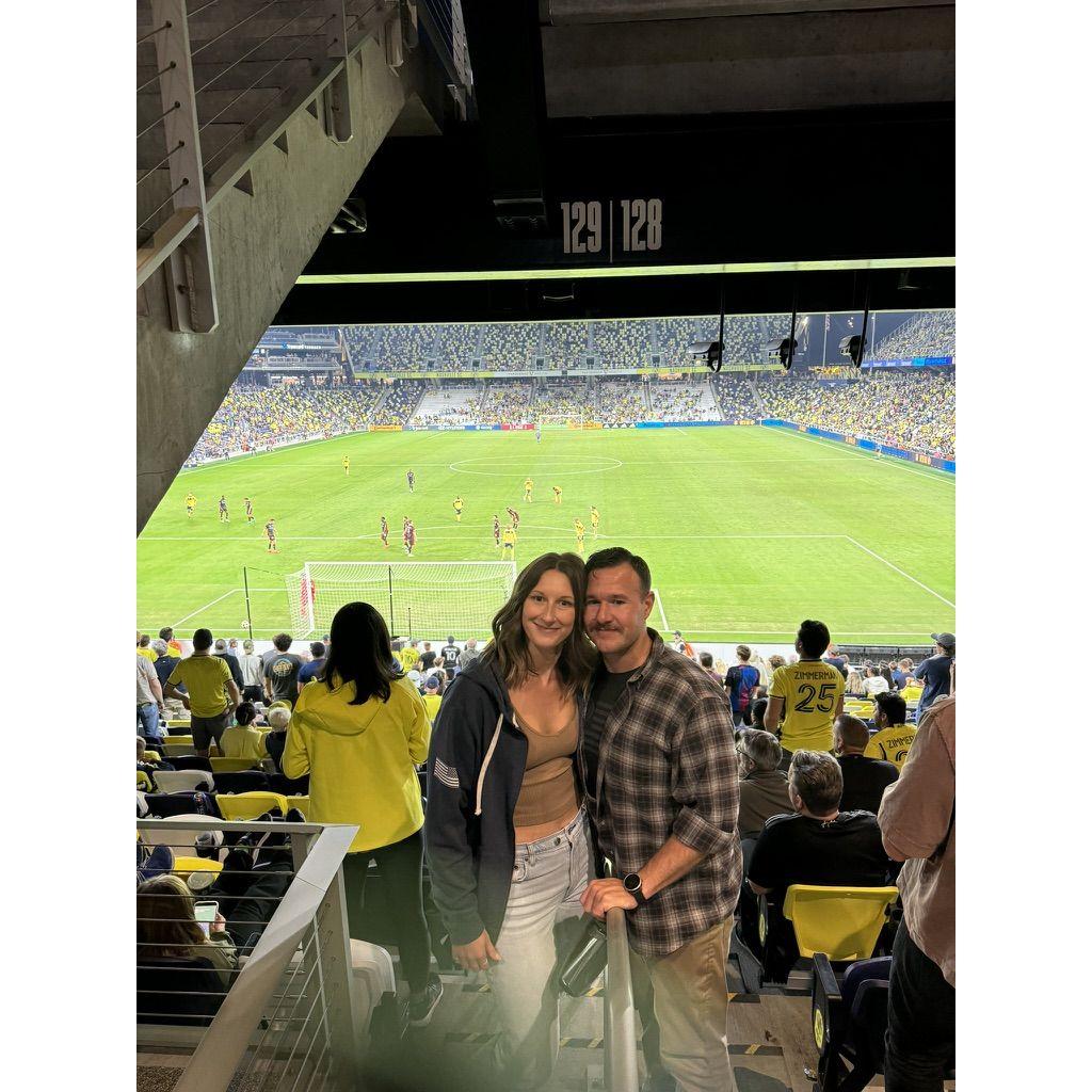 First Nashville Soccer game engaged