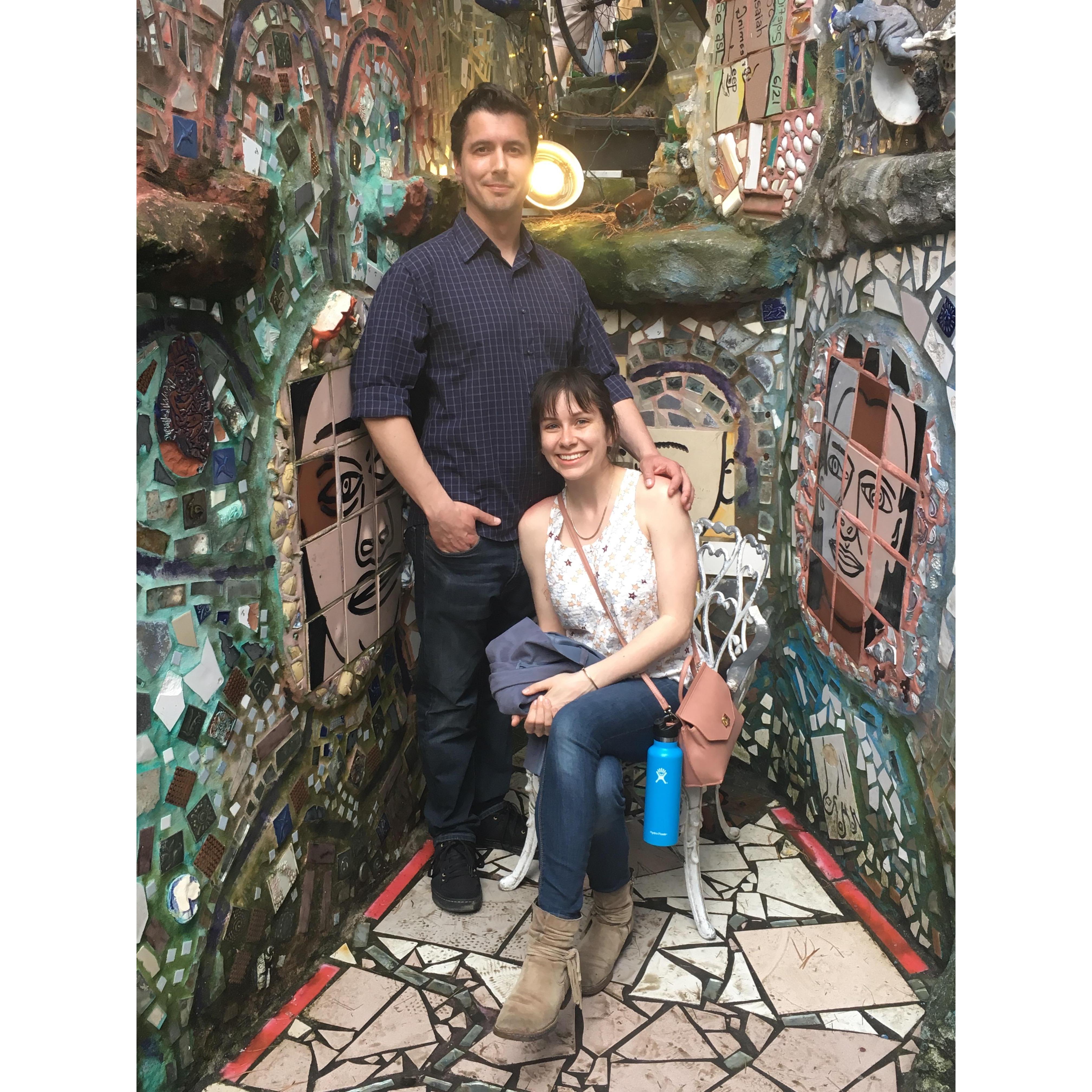 Philadelphia's Magic Gardens. We can confirm they are magical.