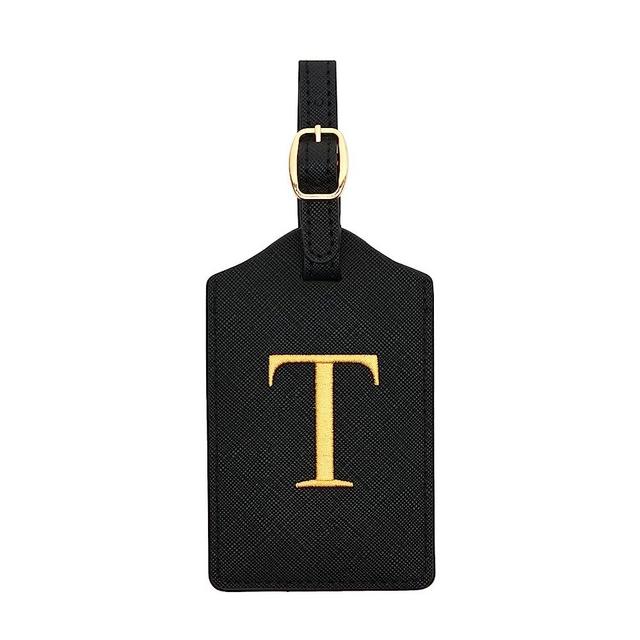 Luggage Tag PU Leather for Suitcase Baggage Handbag Travel Bag Label Suitcase Tag Suitcase Label Tag w. Name Card & Privacy Cover (T)