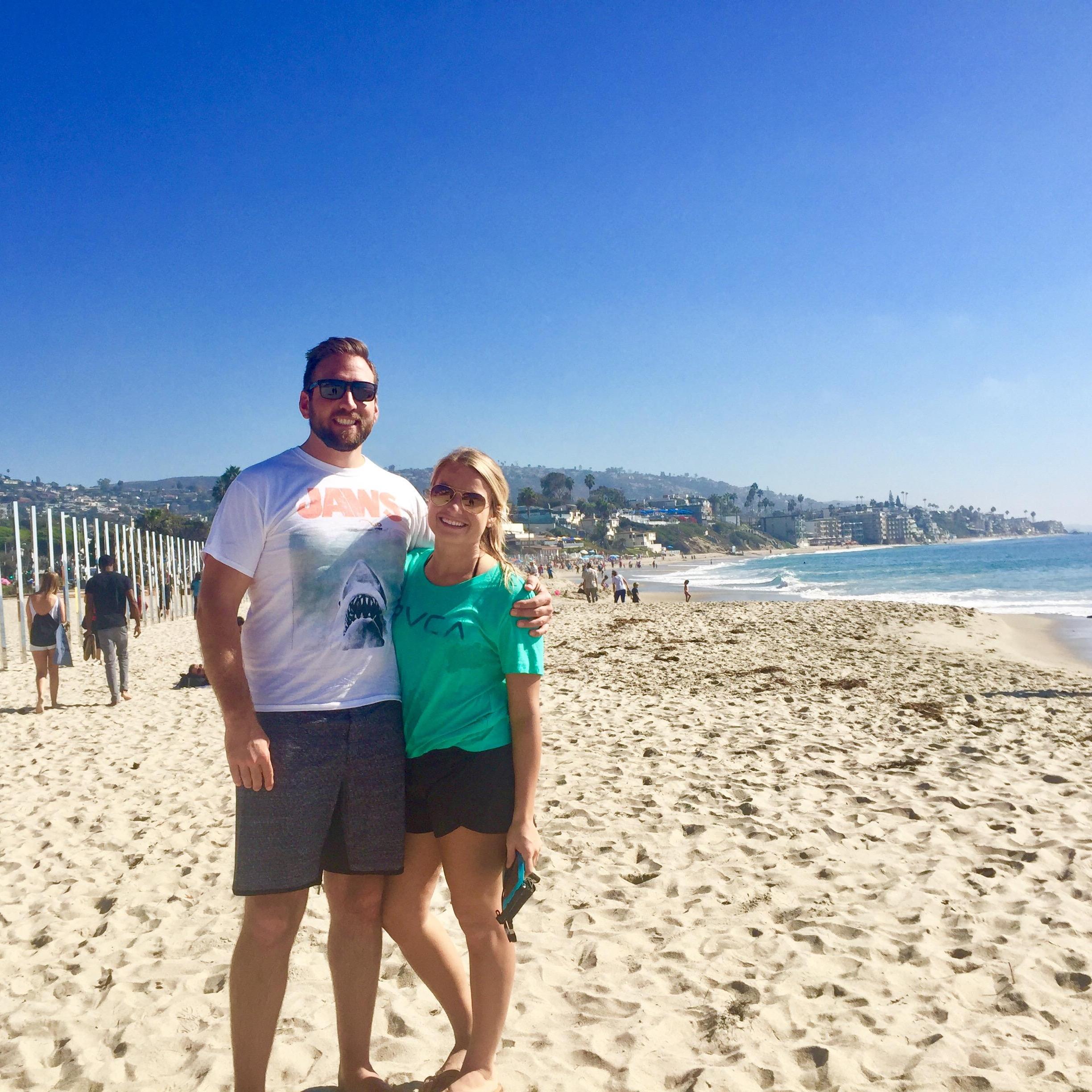 Celebrating Peter's Birthday in Laguna Beach, CA