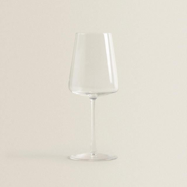 Zara Home Cone-shaped Crystalline Wine Glass