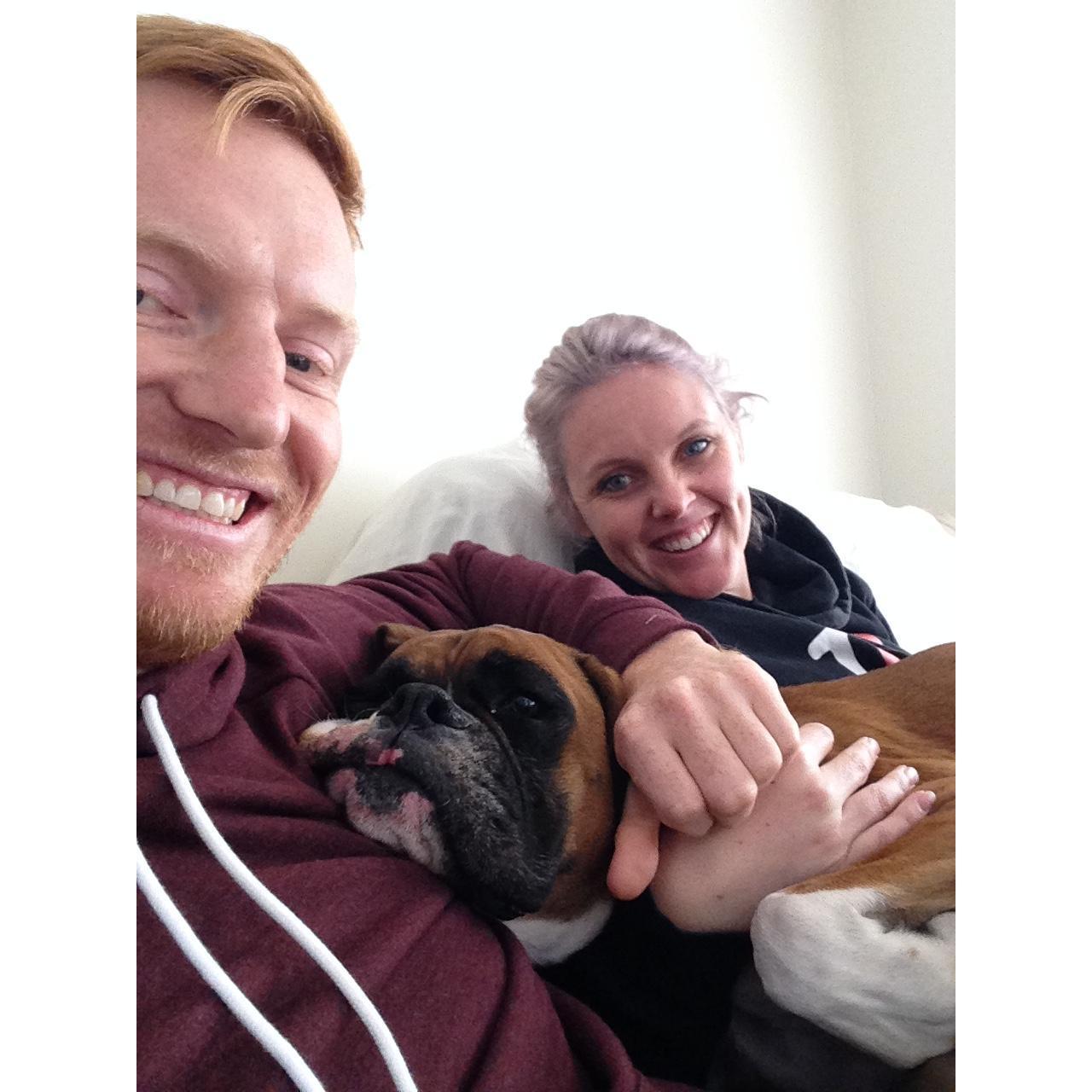 He began his love affair with my babe Coco