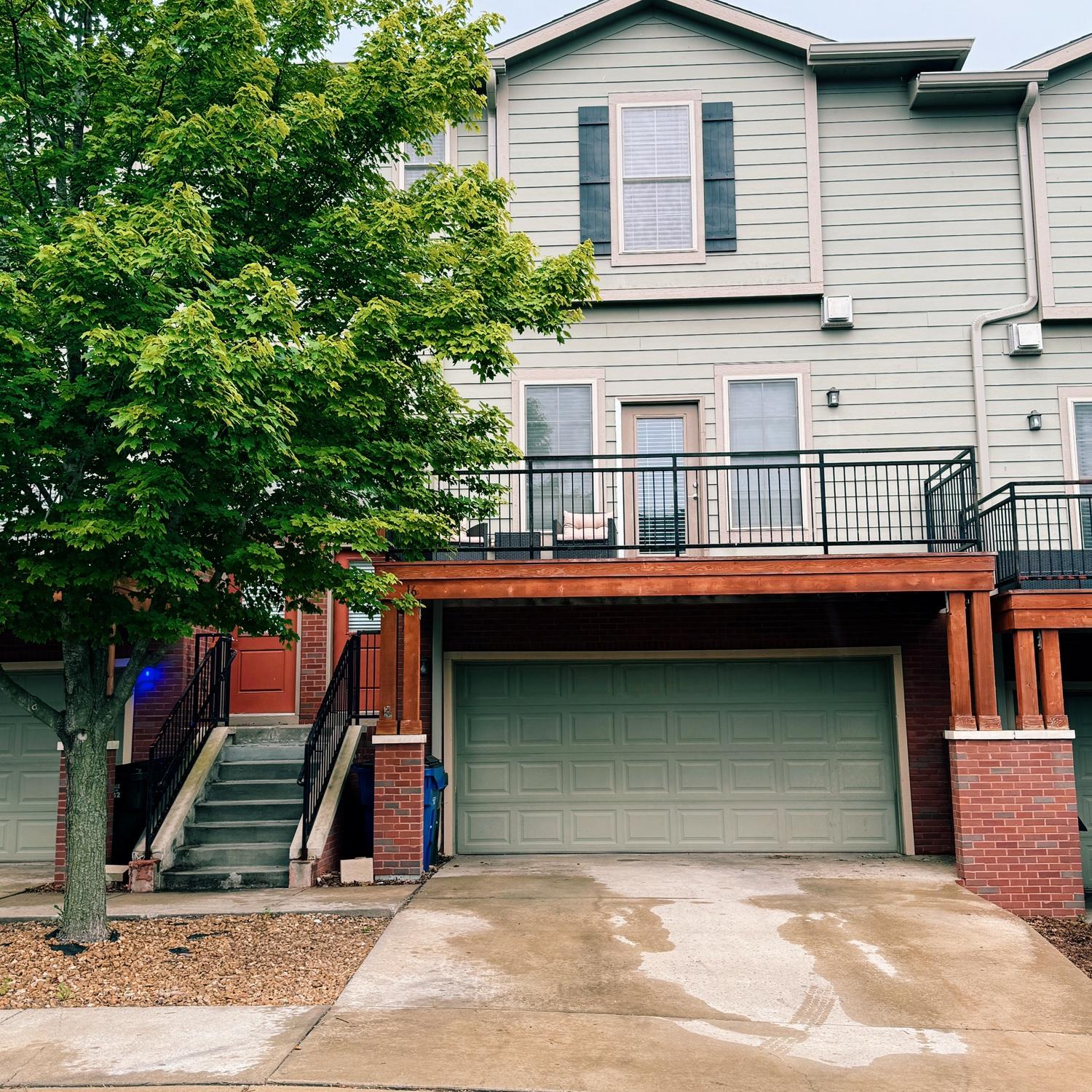 Our first place together in Lawrence, Kansas.