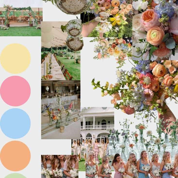 Wedding Dress Code Inspo - Recommended color theme