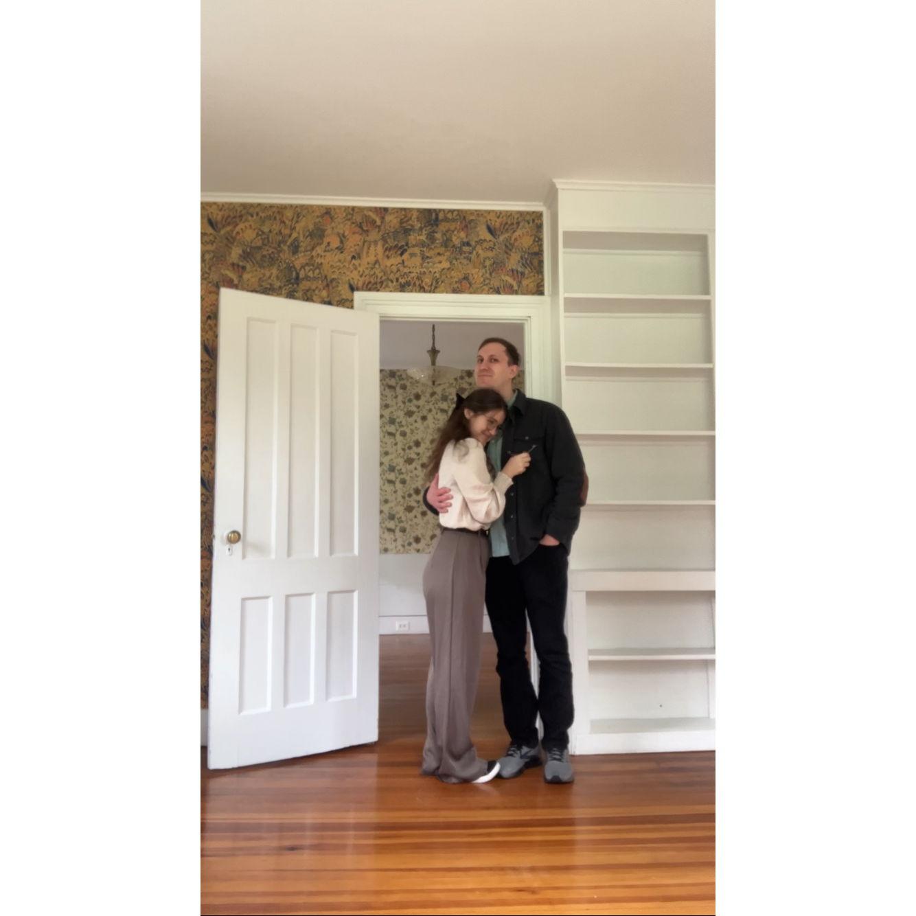 the day we closed on our first home together