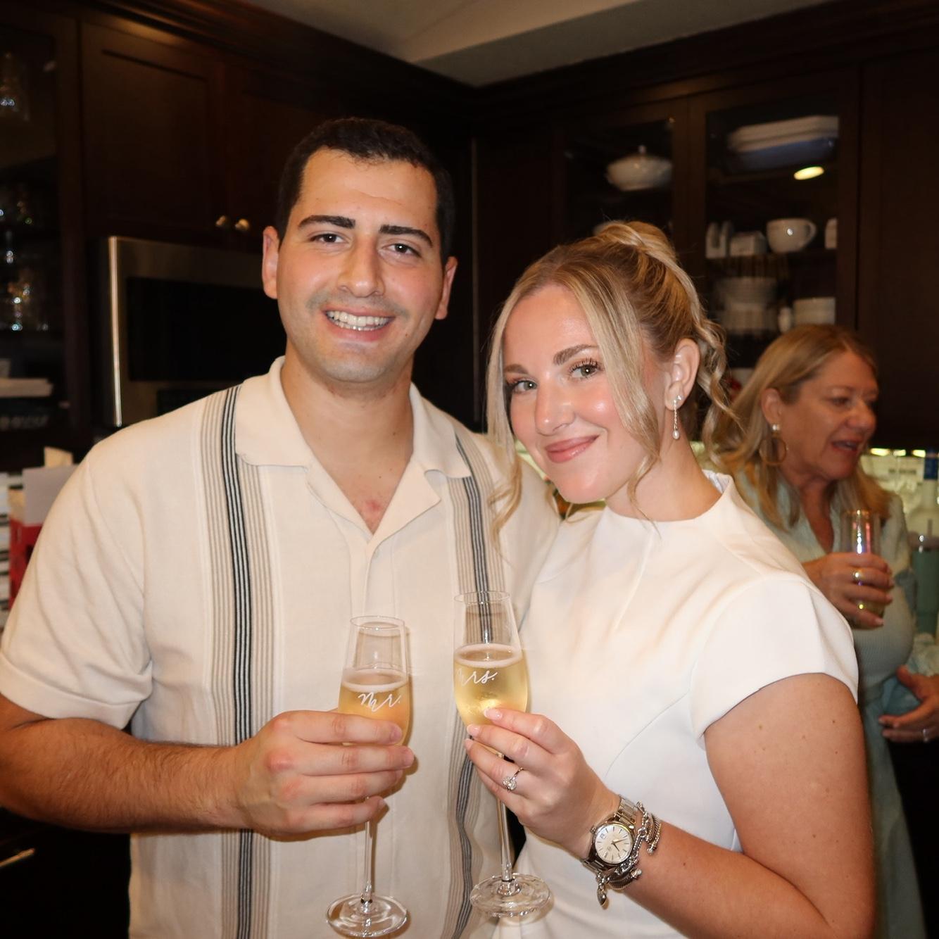 Celebrating the engagement