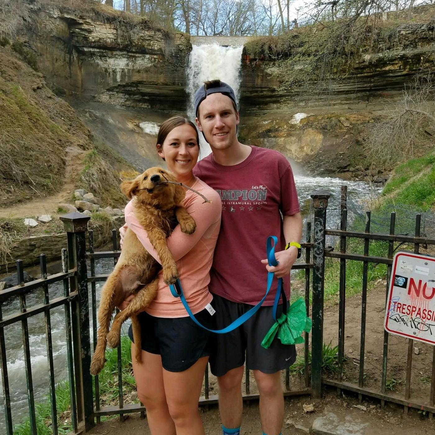 Howie's first family hike! He was so little!