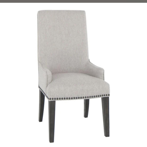 Upholstered Wood Dining Chair with Nailhead Trim | Jerome's