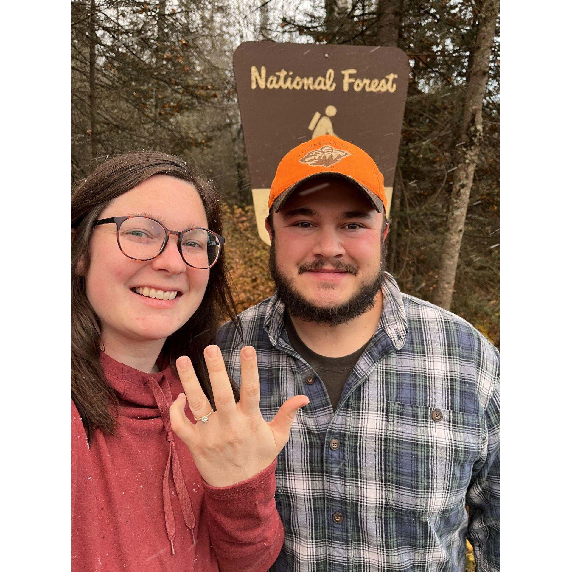 She just said "yes".
